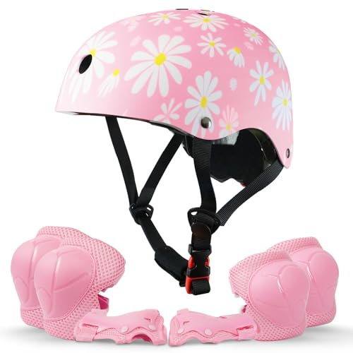 KAYMAN Kids Bike Helmet age 3 to 12, Adjustable Safety Gear for Boys and Girls, Suited to Scooter, Cycling, Skateboard & Roller Skating - Protection for Boys & Girls