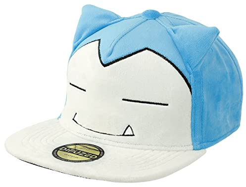 Difuzed Pokémon Plüsch Relaxo Unisex Cap blau/weiß 80% Polyester, 20% Baumwolle Fan-Merch, Gaming