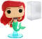 POP Disney Die kleine Meerjungfrau – Arielle mit Tasche Funko Pop! Vinyl-Figur (gebündelt mit kompatibler Pop-Box-Schutzhülle), mehrfarbig, 9,5 cm