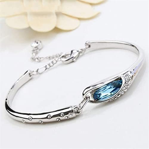 U-M CHKQ Crystal and diamond bracelet, Acrylic, Silber