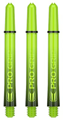 Sera Pro Grip Black and Lime Medium Dart Shafts