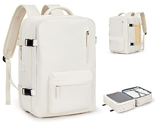 SZLX Mochila Viaje Cabina Avion 40x20x25 Mujer Ryanair Maleta Mochila 45x36x20cm Easyjet Equipaje de Mano tamaño Mochila Expandible Hombre Travel Backpack Mochila para Portatil Impermeable con USB