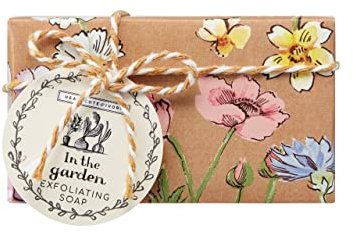 Heathcote & Ivory In the Garden Exfoliating Soap | Freshen & Comfort Gardener Hands | Enriched With Essential Oils | Cruelty Free & Vegan Friendly | 160g