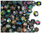 300 cuentas de cristal checo pulido con facetado, redondas, 6 mm, cristal vitrail
