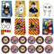 Geschenktüten Set, 24PCS Papiertüten Kinder, Magischer Zauberer Party-Geschenktüten mit 24 Aufkleber, Geschenktüte Geburtstag, Wizard Party Favor Taschen für Hochzeit, Party