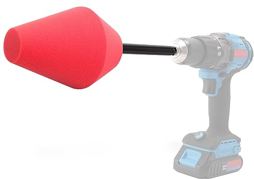 Polierball, Polierkegel, Polierscheib, Polierscheibe für bohrmaschine, SPTA Ball Buster Politur, 1tlg Polierer Schwamm für die Pflege der Radnabe verwendet, Ball Buster Politur Bohr Aufsatz