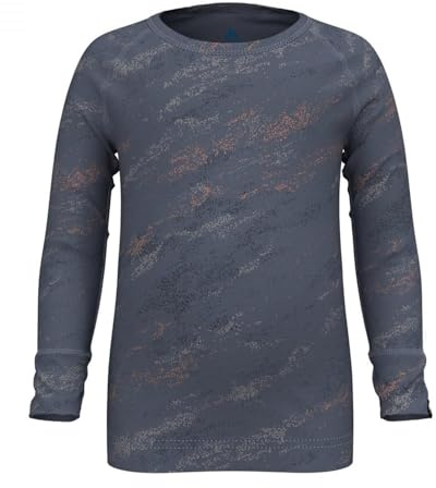 Odlo Unisex Kinder Active Warm Eco Kids Glacier Print (Small)_159469 Undershirt