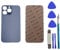 PeiDog 13 Pro Rear Back Glass Replacement for iPhone 13 Pro Rear Back Glass Replacement with Pre-Installed Adhesive + Reparing Tool Kit(Sierra Blue)