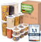 Viwares Vorratsdosen mit Deckel Luftdicht, 18er Vorratsbehälter Set BPA-Frei, Vorratsdose zur Müsli Mehl Aufbewahrung Küche, Praktische Organizer Küche, Frischhaltedosen für Lebensmittelaufbewahrung