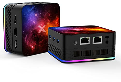 Mini PC Alder Lake-N95 (fino a 3,4 GHz) 12th 16 GB LPDDR5 512 GB ROM M.2 SSD Mini Computer Dual RJ45 Gigabit Ethernet 4K 3 Display Dual-Band WiFi 3*USB3.1