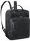 STILORD 'Nikita' Laptoprucksack 13,3 Zoll Leder Groß Damen Herren Lederrucksack Vintage Rucksack Business Handgepäck Reiserucksack Travel Backpack, Farbe:schwarz