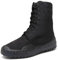 Amtopiyo Stivali da uomo a metà polpaccio in tela resistente traspirante scarpe da carico all'aperto, Nero, 6.5 US