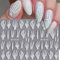 FloralGrace 2 Stück Skelett Halloween Sticker, 5D Geprägte Nagelsticker, Selbstklebende Nail Art Nageldesign Zubehör for Nägel, Nagelkunst, Halloween Maniküre