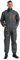 Aiihoo Herren Arbeitsoverall Baumwolle Arbeitsanzug Langarm Jumpsuit Overall mit Mehr Taschen Einteiliger Schutzanzug Arbeitsuniformen Arbeitskleidung Grau M