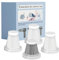 4 Filter für Autostaubsauger, Handstaubsaugerfilter, 3 HEPA-Filter und 1 Edelstahlfilter, Filterersatz für DiliDala Akku-Staubsauger 6653,6659, 6663