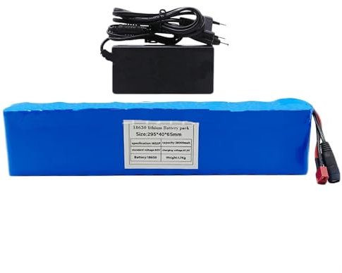 HTDRE Batteria per Bici elettrica 60V 38Ah, Batteria Portatile agli ioni di Litio 16S2P per Bicicletta elettrica e Scooter, Include Caricabatterie, BMS, Spina DC XT60 T.
