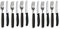 Victorinox Set di 12 coltelli da tavola Swiss Classic (nero)