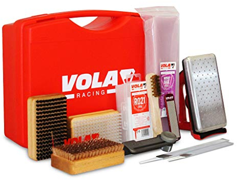 VOLA Stahl Koffer Alpin Set Unisex Erwachsene, Rot
