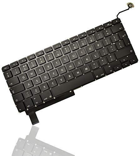 Teclado Compatible con Apple Macbook Pro 15 A1286 Teclado en inglés del Reino Unido con retroiluminación 2009 2010 2011