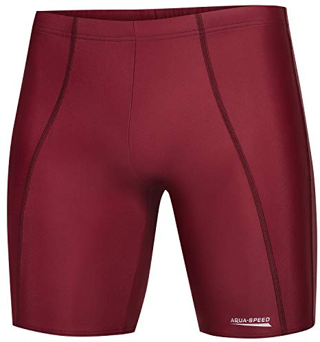 Aqua Speed Enge Schwimmhose für Herren + gratis eBook | Männer Swim Trunks | Badepants | Moderne UV Schwimmbekleidung | Long, Gr. XXL 04. Nairobi