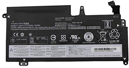 01AV401 SB10J78998 01AV400 01AV402 SB10J78999 01AV435 01AV436 Laptop Akku | Ersatz für Lenovo ThinkPad 13 1st /2nd Gen 13 Chromebook S2 1st /2nd Gen Series 01AV437 (11.25V 42Wh 3735mAh)