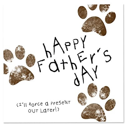 Incredibly Funny Card Card For Dog Owners and Lovers, Gift for Light Hearted Laughter, Happy Fathers Day From Son or Daughter