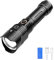 WESLITE Extrem Hell LED Taschenlampe 8000 Lumen, XHP90 Taktische Taschenlampe LED Aufladbar Super Helle USB Wiederaufladbare P90 Taschenlampen Zoomfähig 5 Modi für Camping Wandern(Akku Enthalten)