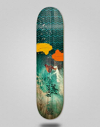 Wood light Skateboard Deck Surfing (8.125)