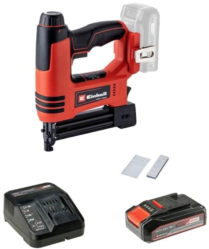 Einhell TE-CN 18 Li Power X-Change + 2,5 Ah-Kit 4257791 Akku-Nagler Klammernlänge 10-22mm inkl. A