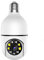 Ruiqas E27 Light Bulb Type Security Camera WiFi 360 Degree Panoramic 2- Way Talk WiFi Camera