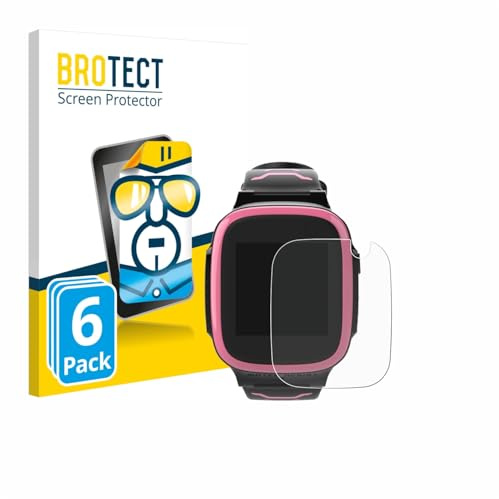 BROTECT Schutzfolie für Xplora X5 Play | 6 Stück Transparenter Displayschutz Made in Germany Klare Displayschutz-Folie Clear Einfache Montage Case-Friendly