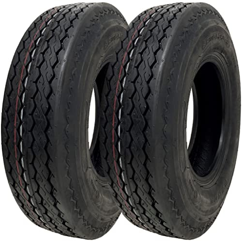 4.80/4.00-8 Pneu de remorque Wanda 6 plis haute vitesse homologué E légal sur route (Lot de 2)