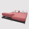 Soleil d'ocre, Drap Housse TPR en Coton 57 Fils 2x80x200 cm UNI Brique