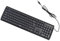 Hemobllo Waterproof Mute Keyboard Low Profile Silent Keyboard Wired Office Ultra-thin Pc