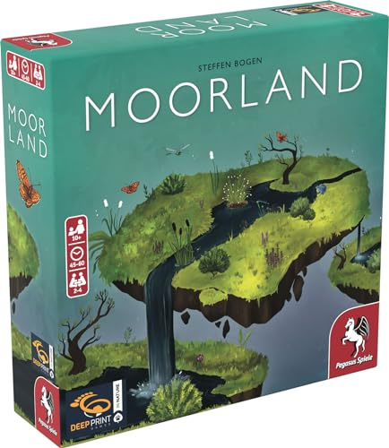 Pegasus/DeepPrint 57811E Moorland (Deep Print Games) (English Edition), Schwarz