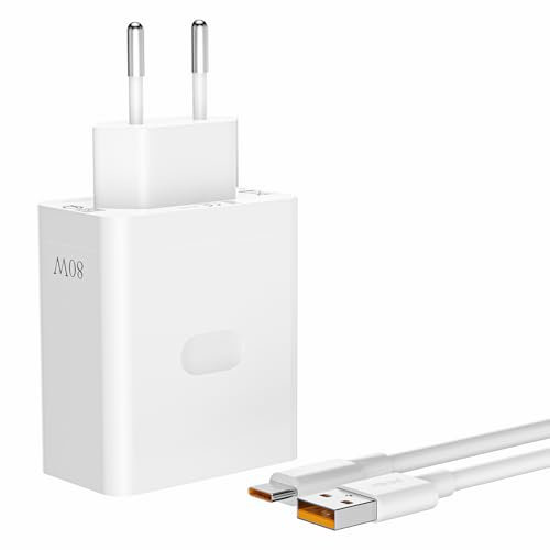 Chargeur 80W pour Oppo SuperVooc Charge USB Power Supply, Adaptateur Chargeur Rapide pour Oppo Find X7 Ultra X7 X6 X6 Pro X5 X5 Pro Find N3 N2 Flip Reno11 10Pro Oneplus 2M Cable
