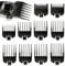 Haarschneider Aufsatz Set, Limit Kamm Ersatz für Haarschneider, Haarschneidemaschine Aufsätze, 10PCS Wahl Aufsätze Haar Clipper Guide Limit Kamm Aufschiebekämme für Schermaschine