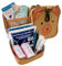 littleplan littlebag Bär, Erste-Hilfe-Tasche für Babys und Kinder, 34 Teile, mit 10 seitigem Notfall Heft