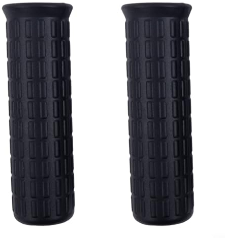 2Pcs Wheelbarrow Handles, Round Tubes Black Rubber Replacement Wheelbarrow Handle, Anti-skid And Shock Absorption(122 x 30mm)