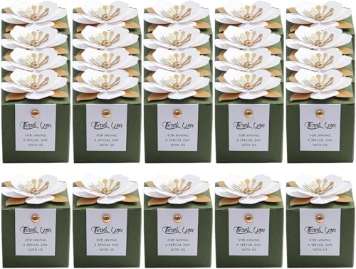 10 Stück Gastgeschenke Hochzeit Geschenkbox Klein,Pralinenschachtel Leer, Kleine Schachteln, Mini Geschenkschachtel für Geburtstag, Taufe, Babyparty, Weihnachten,6.5 x 6.5 x 6.5 cm