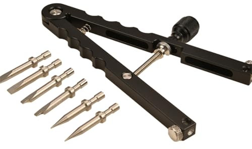 CuteHairy V Shaped Lens Opener Tool Kit, Professional Camera Lens Spanner Wrench Opening Opening Tool with 16-100mm Opening Lens Repair Wrench, 3 Types Of Tips black