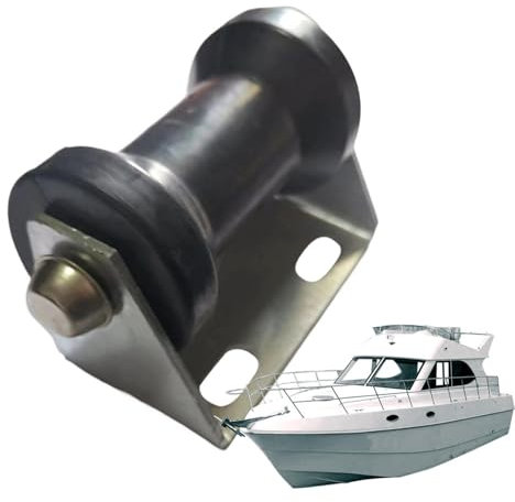 Support de rouleau stationnaire, rouleaux de remorque de bateau en acier galvanisé avec supports – Outil de bateau pour cadre de langue de remorque de 5 à 7,6 cm