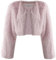 Amazhiyu Manteau en fourrure pour femme - Veste courte en fourrure synthétique - Manteau en fourrure synthétique - Manteau polaire à manches longues - Manteau d'hiver - Col ouvert, Rose, M