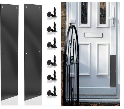 Door Kick Plates, Stainless Steel