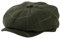 TOP-EX L/XL/XXL Merinowolle Schiebermuetze Herren 8 Panel Peaky Fischgräten Tweed Retro Schiebermütze Schlägermütze Gatsby Cap Warme Wintermütze Vintage Golf Fahrermütze Plaid Grün XL