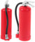 PartyKindom 2 Pièces Pièces De Décoration D'extincteur Simulées Bricolage Mini Outils De Décoration Extincteur Miniature Mini Extincteur De Décoration De Maison Extincteur Rouge Le Fer