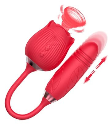 Vibratoreper Donna Professionale Succhia Clitoride per Donna Stimolatore Clitoride Femminile Sextoysys Coppia Giochi per Adulti Sexy Vibratore Spinta Rose Toy Sex Toys