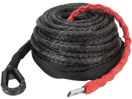 Corde De Treuil Synthétique Haute Résistance En UHMWPE Avec Manchon Protecteur Pour Véhicule Tout Terrain 4x4 UTV SUV Remorquage Et Récupération Hors Route