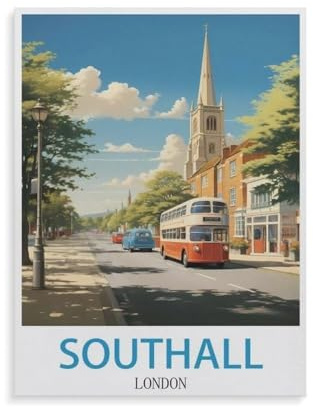 puzzle 1000，Southall, London，Jigsaw puzzle for for adults teens and challenge educational-Paper（38x26cm）-GR71