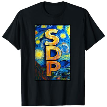 SDP Van Gogh-Stil T-Shirt